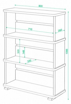 Стеллаж Домино СБ-25/3 в Ишиме - ishim.mebel24.online | фото 3