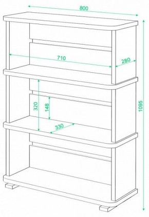 Стеллаж Домино СБ-25/3 в Ишиме - ishim.mebel24.online | фото 2