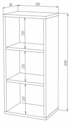 Стеллаж Домино СУ(ш1в1) в Ишиме - ishim.mebel24.online | фото 2