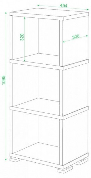 Стеллаж-колонка Домино Лайт СБ-15/3 в Ишиме - ishim.mebel24.online | фото 2