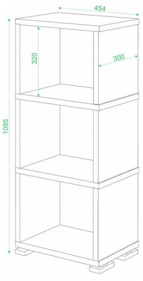 Стеллаж-колонка Домино СБ-15/3 в Ишиме - ishim.mebel24.online | фото 2