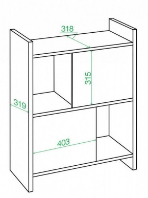 Стеллаж комбинированный Домино Лайт СТЛ-3Н в Ишиме - ishim.mebel24.online | фото 2