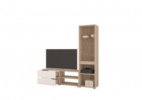 Стенка АНТАЛИЯ 1 (Сонома/Белый софт) в Ишиме - ishim.mebel24.online | фото 2