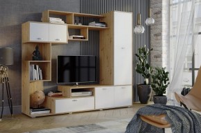 Стенка Диско (СТЛ.150.01) Дуб дикий/Белый в Ишиме - ishim.mebel24.online | фото 3