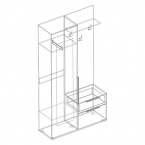 СТИЛ Прихожая (модульная) в Ишиме - ishim.mebel24.online | фото 3