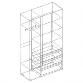 СТИЛ Шкаф 3-ств с 3 ящиками в Ишиме - ishim.mebel24.online | фото 2