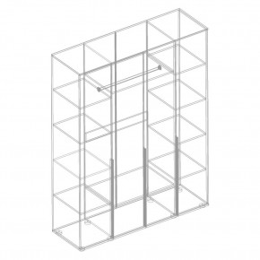 СТИЛ Шкаф 4-ств для одежды в Ишиме - ishim.mebel24.online | фото 2