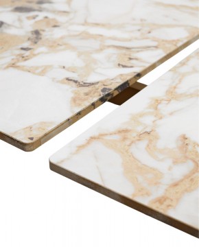 Стол ACERRA NEW 160 GLOSS GRAND JADE SOLID CERAMIC/ каркас цвета шампань, ®DISAUR в Ишиме - ishim.mebel24.online | фото 8