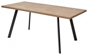Стол BRICK M 140 Дуб Канзас/ Черный М-City в Ишиме - ishim.mebel24.online | фото 1