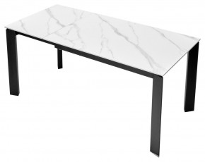 Стол CORNER 120 MATT WHITE MARBLE SOLID CERAMIC / BLACK, ®DISAUR в Ишиме - ishim.mebel24.online | фото 7