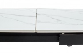 Стол CORNER 120 MATT WHITE MARBLE SOLID CERAMIC / BLACK, ®DISAUR в Ишиме - ishim.mebel24.online | фото 8