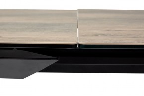 Стол CREMONA 140 KL-61 под дерево, итальянская керамика/ черный каркас, ®DISAUR в Ишиме - ishim.mebel24.online | фото 6