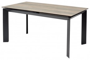 Стол CREMONA 180 KL-61 Под дерево, итальянская керамика / черный каркас, ®DISAUR в Ишиме - ishim.mebel24.online | фото 5