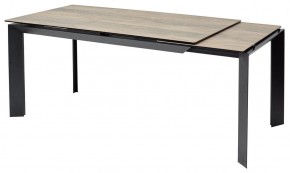 Стол CREMONA 180 KL-61 Под дерево, итальянская керамика / черный каркас, ®DISAUR в Ишиме - ishim.mebel24.online | фото 7