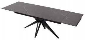 Стол FORIO 160 MATT BLACK MARBLE SOLID CERAMIC / BLACK, ®DISAUR в Ишиме - ishim.mebel24.online | фото 5