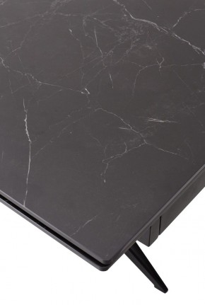 Стол FORIO 160 MATT BLACK MARBLE SOLID CERAMIC / BLACK, ®DISAUR в Ишиме - ishim.mebel24.online | фото 9