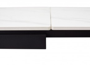 Стол FORIO 160 MATT WHITE MARBLE SOLID CERAMIC / BLACK, ®DISAUR в Ишиме - ishim.mebel24.online | фото 3