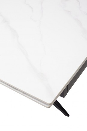 Стол FORIO 160 MATT WHITE MARBLE SOLID CERAMIC / BLACK, ®DISAUR в Ишиме - ishim.mebel24.online | фото 9