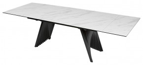 Стол IVAR 200 MARBLES KL-99 Белый мрамор, итальянская керамика, ®DISAUR в Ишиме - ishim.mebel24.online | фото 1