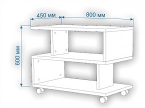 Стол журнальный Домино СЖ-1 в Ишиме - ishim.mebel24.online | фото 2