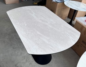 Стол KAI 140 TL-109 поворотная система раскладки, испанская керамика / Темно-серый / Черный, ®DISAUR в Ишиме - ishim.mebel24.online | фото 7