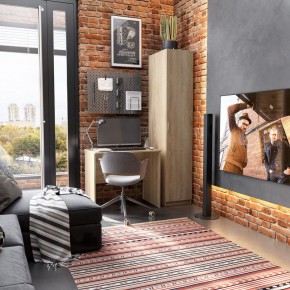 Стол КАСТОР письменный 80х50, цвет Дуб Сонома в Ишиме - ishim.mebel24.online | фото 3