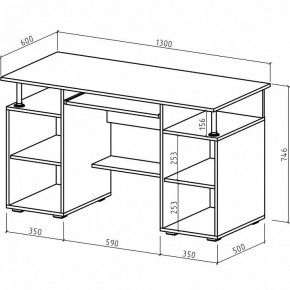 Стол компьютерный Амбер в Ишиме - ishim.mebel24.online | фото 3