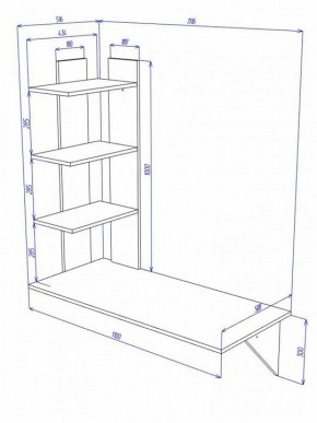 Стол компьютерный Домино Cross СтТ5 в Ишиме - ishim.mebel24.online | фото 2