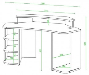 Стол компьютерный Домино Lite СК-160 в Ишиме - ishim.mebel24.online | фото 2