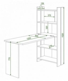 Стол компьютерный Домино Lite СТЛ-ОВ+С120Прям без тумбы в Ишиме - ishim.mebel24.online | фото 2