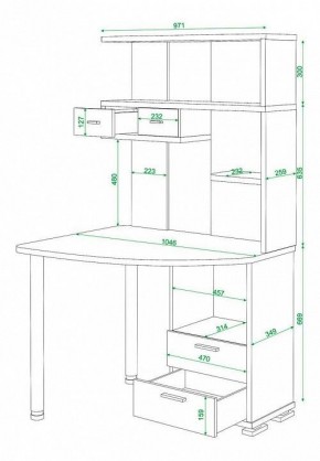 Стол компьютерный Домино нельсон СК-20 в Ишиме - ishim.mebel24.online | фото 5