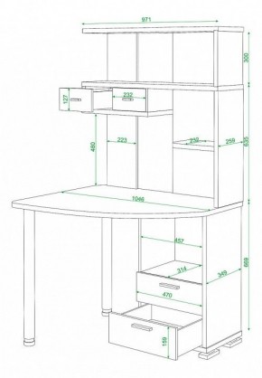 Стол компьютерный Домино нельсон СК-20 в Ишиме - ishim.mebel24.online | фото 5