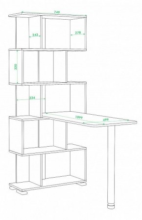 Стол компьютерный Домино нельсон СЛ-5СТ в Ишиме - ishim.mebel24.online | фото 2