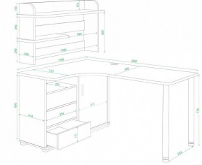 Стол компьютерный Домино нельсон СР-145М в Ишиме - ishim.mebel24.online | фото 2