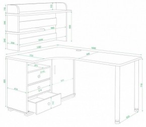 Стол компьютерный Домино нельсон СР-165М в Ишиме - ishim.mebel24.online | фото 2