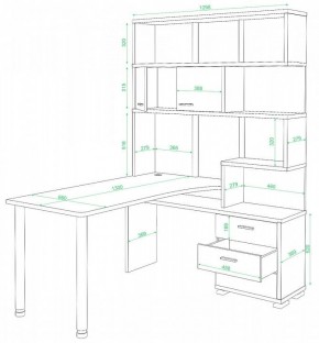 Стол компьютерный Домино нельсон СР-420/130 в Ишиме - ishim.mebel24.online | фото 2