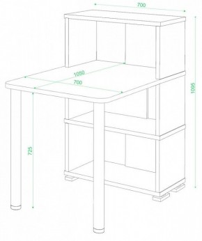 Стол компьютерный Домино СБ-10М/3 в Ишиме - ishim.mebel24.online | фото 2