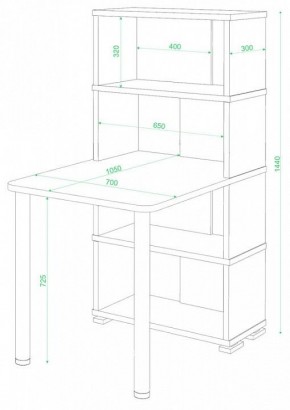 Стол компьютерный Домино СБ-10М/4 в Ишиме - ishim.mebel24.online | фото 2