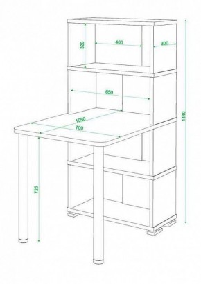 Стол компьютерный Домино СБ-10М4 в Ишиме - ishim.mebel24.online | фото 3