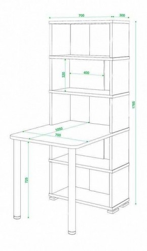 Стол компьютерный Домино СБ-10М5 в Ишиме - ishim.mebel24.online | фото 4