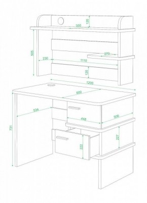 Стол компьютерный Домино СД-15 в Ишиме - ishim.mebel24.online | фото 2