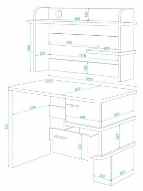 Стол компьютерный Домино СД-15 в Ишиме - ishim.mebel24.online | фото 2