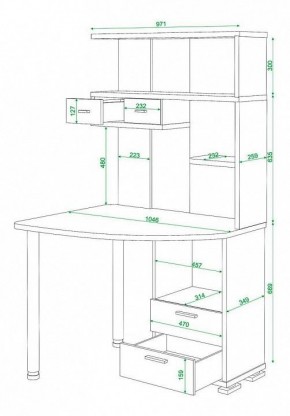 Стол компьютерный Домино СК-20 в Ишиме - ishim.mebel24.online | фото 5