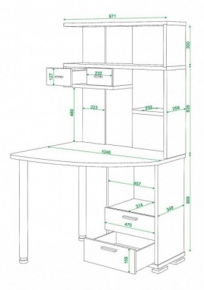 Стол компьютерный Домино СК-20 в Ишиме - ishim.mebel24.online | фото 5