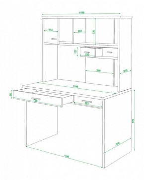 Стол компьютерный Домино СК-60 в Ишиме - ishim.mebel24.online | фото 2