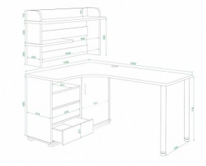 Стол компьютерный Домино СР-145М в Ишиме - ishim.mebel24.online | фото 2