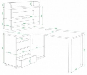 Стол компьютерный Домино СР-145М в Ишиме - ishim.mebel24.online | фото 3