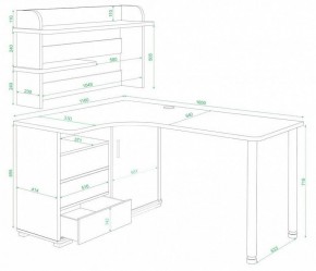 Стол компьютерный Домино СР-145М в Ишиме - ishim.mebel24.online | фото 3