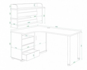 Стол компьютерный Домино СР-165М в Ишиме - ishim.mebel24.online | фото 2