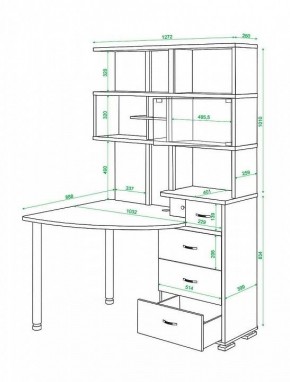 Стол компьютерный Домино СР-320 в Ишиме - ishim.mebel24.online | фото 5